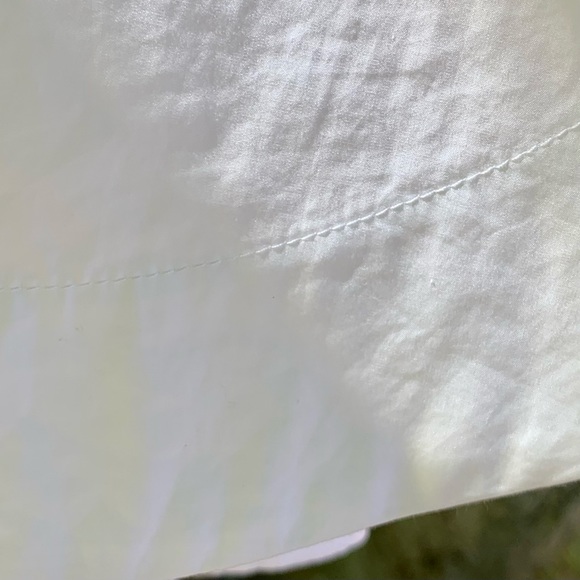 J. Crew white cotton beaded flower embellished sleeveless top - Picture 5 of 8